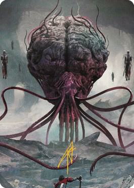 Elder Brain Art Card (Gold-Stamped Signature) (13) [Commander Legends: Battle for Baldur's Gate Art Series]