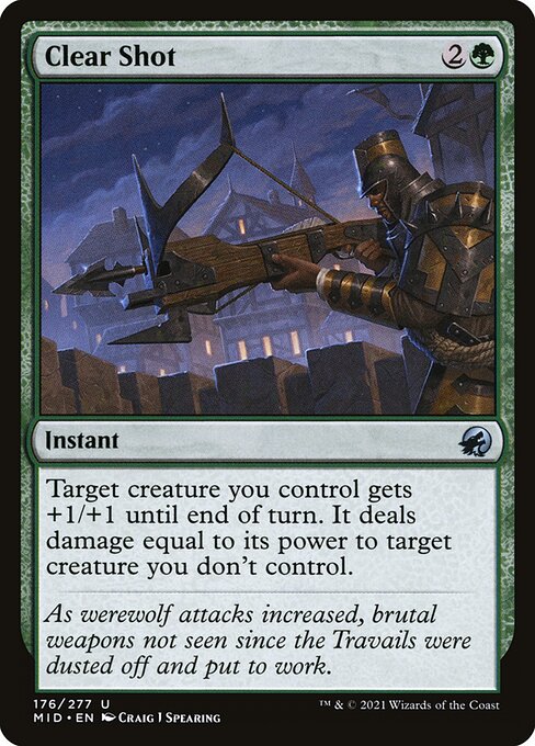Clear Shot (176) [Innistrad: Midnight Hunt]