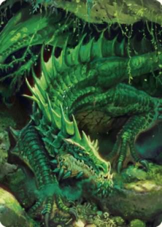 Adult Green Dragon Art Card (1) [Commander Legends: Battle for Baldur's Gate Art Series]