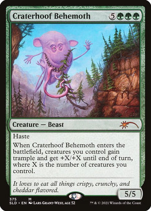 Craterhoof Behemoth (375) [Secret Lair Drop]