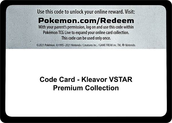 Code Card - Kleavor VSTAR Premium Collection [Miscellaneous Cards and Products]