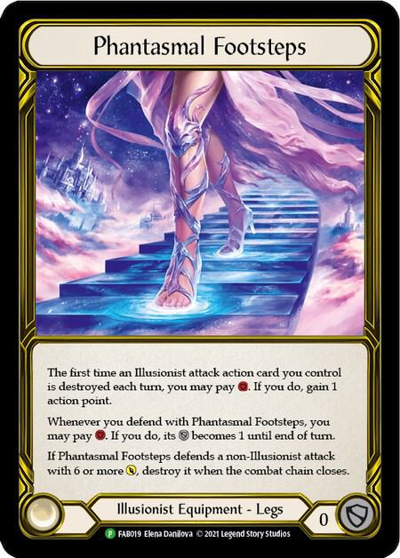Phantasmal Footsteps (Golden) - FAB019 [Flesh and Blood Promo Cards]