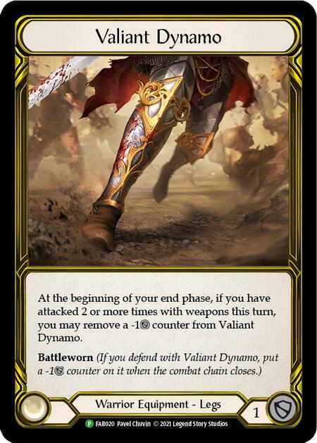 Valiant Dynamo (Golden) - FAB020 [Flesh and Blood Promo Cards]