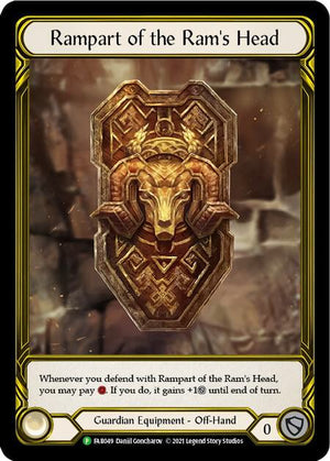 Rampart of the Ram's Head (Golden) - FAB049 [Flesh and Blood Promo Cards]