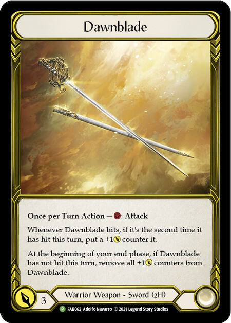 Dawnblade (Golden) - FAB062 [Flesh and Blood Promo Cards]