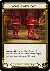 Mage Master Boots (Golden) - FAB067 (FAB067) [Flesh and Blood Promo Cards]