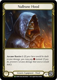 Nullrune Hood (Golden) - FAB068 (FAB068) [Flesh and Blood Promo Cards]