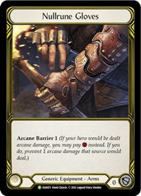 Nullrune Gloves (Golden) - FAB070 (FAB070) [Flesh and Blood Promo Cards]