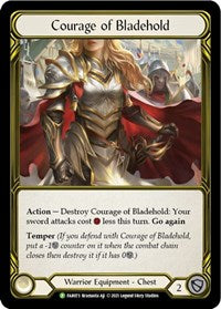 Courage of Bladehold (Golden) - FAB073 (FAB073) [Flesh and Blood Promo Cards]