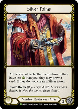 Silver Palms (Golden) - FAB077 [Flesh and Blood Promo Cards]