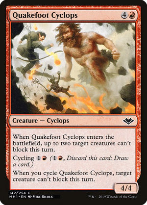 Quakefoot Cyclops (142) [Modern Horizons]