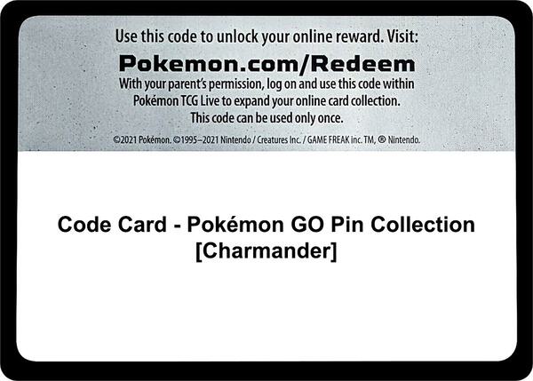 Code Card - Pokemon GO Pin Collection [Charmander] [Pokemon GO]