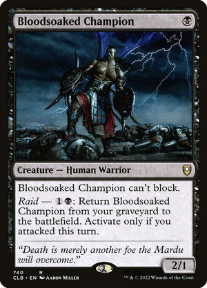 Bloodsoaked Champion (740) [Commander Legends: Battle for Baldur's Gate]