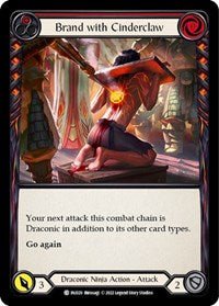 Brand with Cinderclaw (Red) (FAI020) [Blitz Deck Uprising Fai]