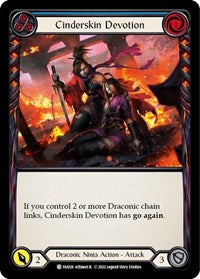 Cinderskin Devotion (Blue) (FAI026) [Blitz Deck Uprising Fai]