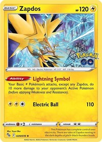 Zapdos (029/078) [Pokemon GO]