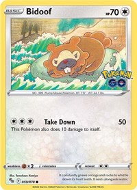 Bidoof (059/078) [Pokemon GO]