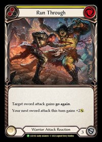 Run Through - LGS102 (LGS102) [Flesh and Blood Promo Cards]