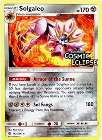 Solgaleo - 142/236 (Cosmic Eclipse Stamped) (142/236) [Miscellaneous Cards and Products]
