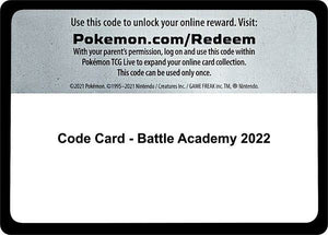 Code Card - Battle Academy 2022 [Battle Academy 2022]