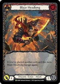 Blaze Headlong - FAB089 (FAB089) [Flesh and Blood Promo Cards]