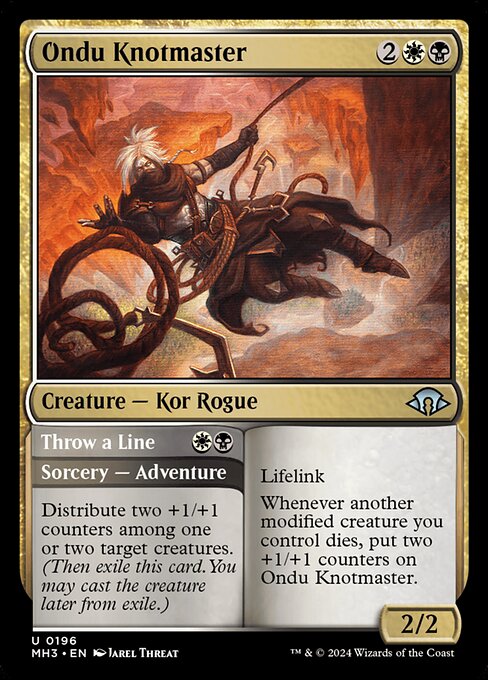 Ondu Knotmaster // Throw a Line (196) [Modern Horizons 3]