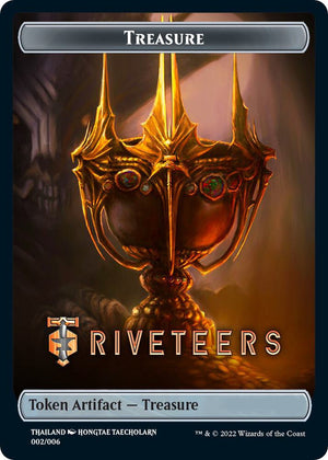 Treasure Token (Riveteers) [SEA Exclusive] (002/006) [Streets of New Capenna]