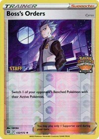 Boss's Orders - 132/172 (Regional Championships) [Staff] (132/172) [League and Championship Cards]