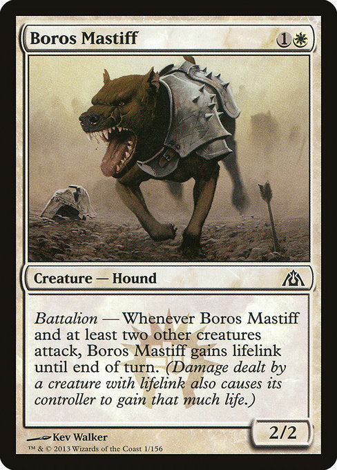 Boros Mastiff (1) [Dragon's Maze]