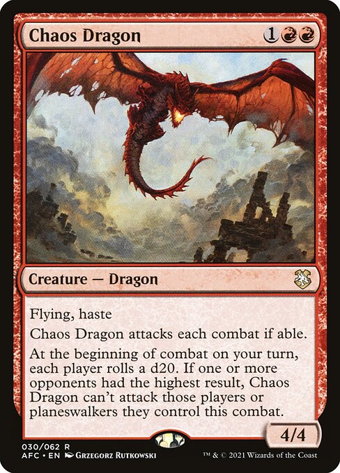 Chaos Dragon (30) [Forgotten Realms Commander]