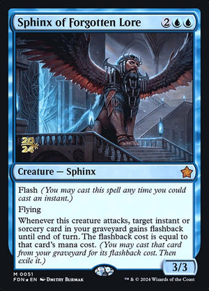 Sphinx of Forgotten Lore (51s) [Foundations Promos]