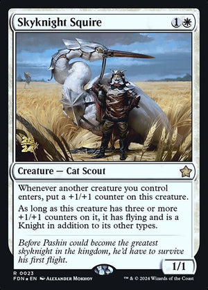 Skyknight Squire (23s) [Foundations Promos]