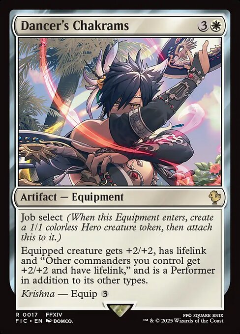 Dancer's Chakrams (17) [Final Fantasy Commander]