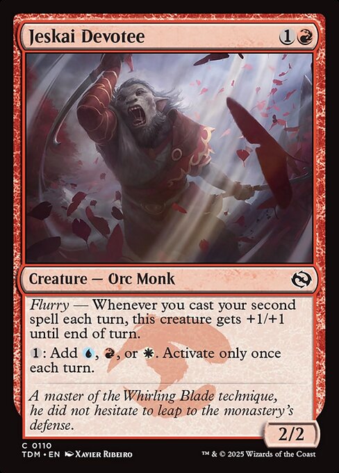 Jeskai Devotee (110) [Tarkir: Dragonstorm]