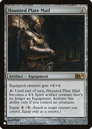 Haunted Plate Mail (M14-212) [The List]