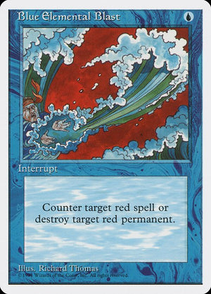 Blue Elemental Blast (1995-2) [Media and Collaboration Promos]
