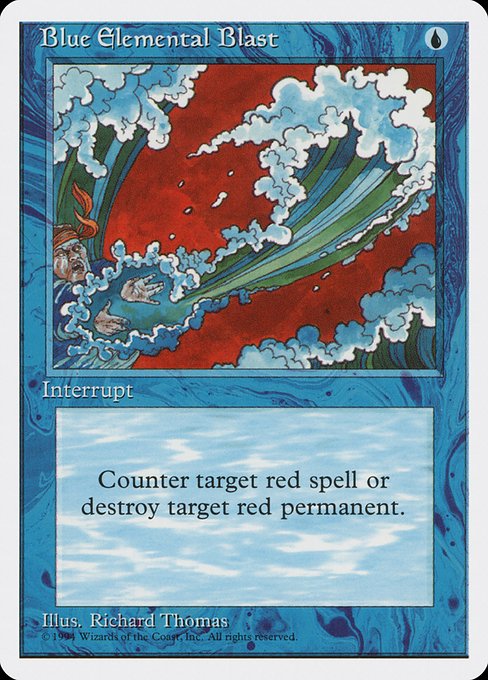 Blue Elemental Blast (1995-2) [Media and Collaboration Promos]