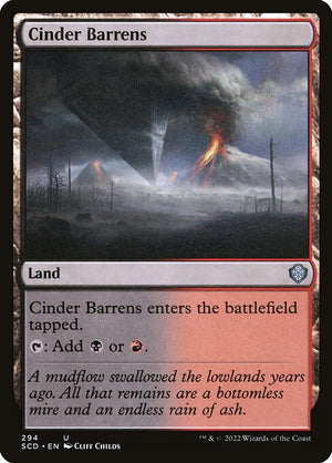 Cinder Barrens (294) [Starter Commander Decks]