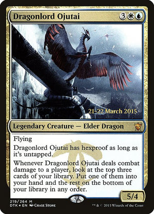 Dragonlord Ojutai (219s) [Dragons of Tarkir Promos]
