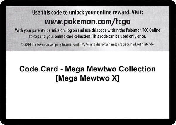 Code Card - Mega Mewtwo Collection [Mega Mewtwo X] [XY BREAKthrough]