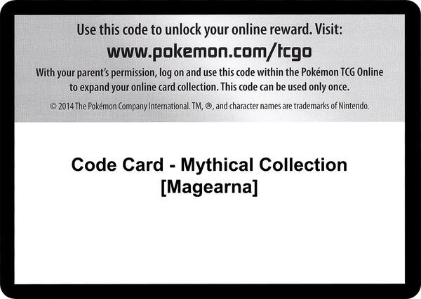 Code Card - Mythical Collection [Magearna] [XY Evolutions]