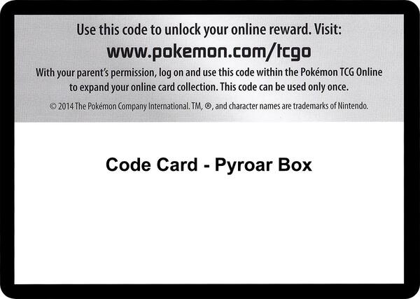 Code Card - Pyroar Box [XY Flashfire]