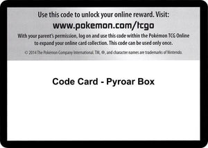 Code Card - Pyroar Box [XY Flashfire]