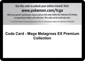 Code Card - Mega Metagross EX Premium Collection [XY Phantom Forces]