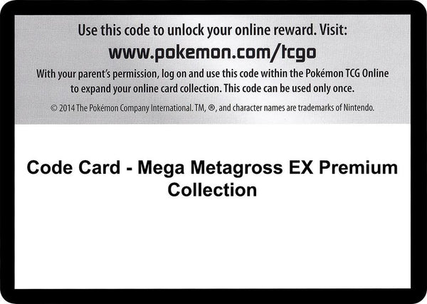 Code Card - Mega Metagross EX Premium Collection [XY Phantom Forces]
