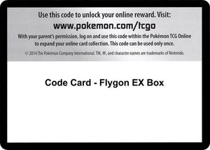 Code Card - Flygon EX Box [XY Primal Clash]