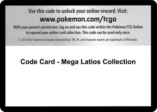 Code Card - Mega Latios Collection [XY Roaring Skies]