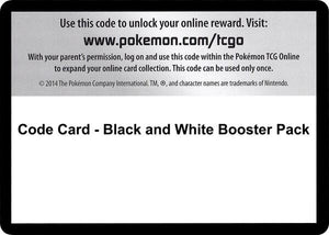Code Card - Black and White Booster Pack [Black and White]