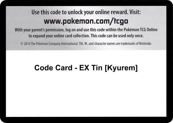 Code Card - EX Tin [Kyurem] [Next Destinies]