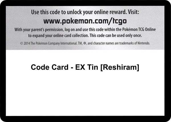 Code Card - EX Tin [Reshiram] [Next Destinies]